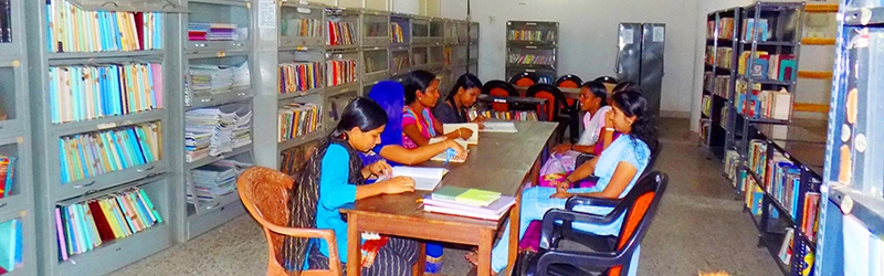 Students in the Deartment library